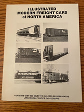 REDUCED Vintage Train Book ILLUSTRATED MODERN FREIGHT CARS OF NORTH AMERICA 1982