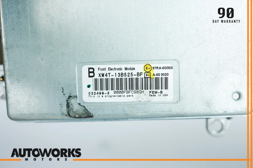 00-03 Jaguar S-Type X200 BCM BCU Unidad de módulo de control de carrocería delantera 2W4F13B525BF OEM Foto 2 de 4