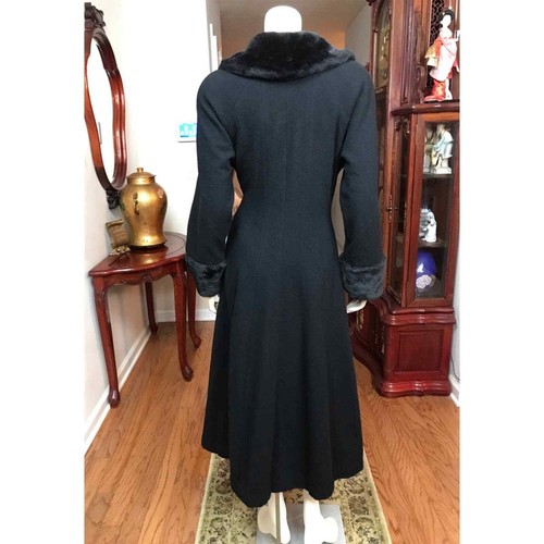 Cappotto lana nero Donny Brooks taglia 2 - Foto 2 di 5