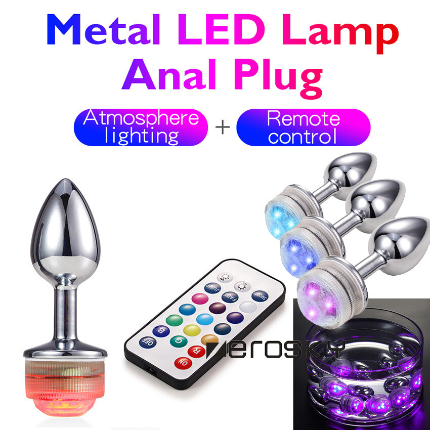 anal plug leuchtet XR Brands Booty Sparks Silicone Light-Up Large Anal Plug Analplug Sch,  24,95 € main image 0
