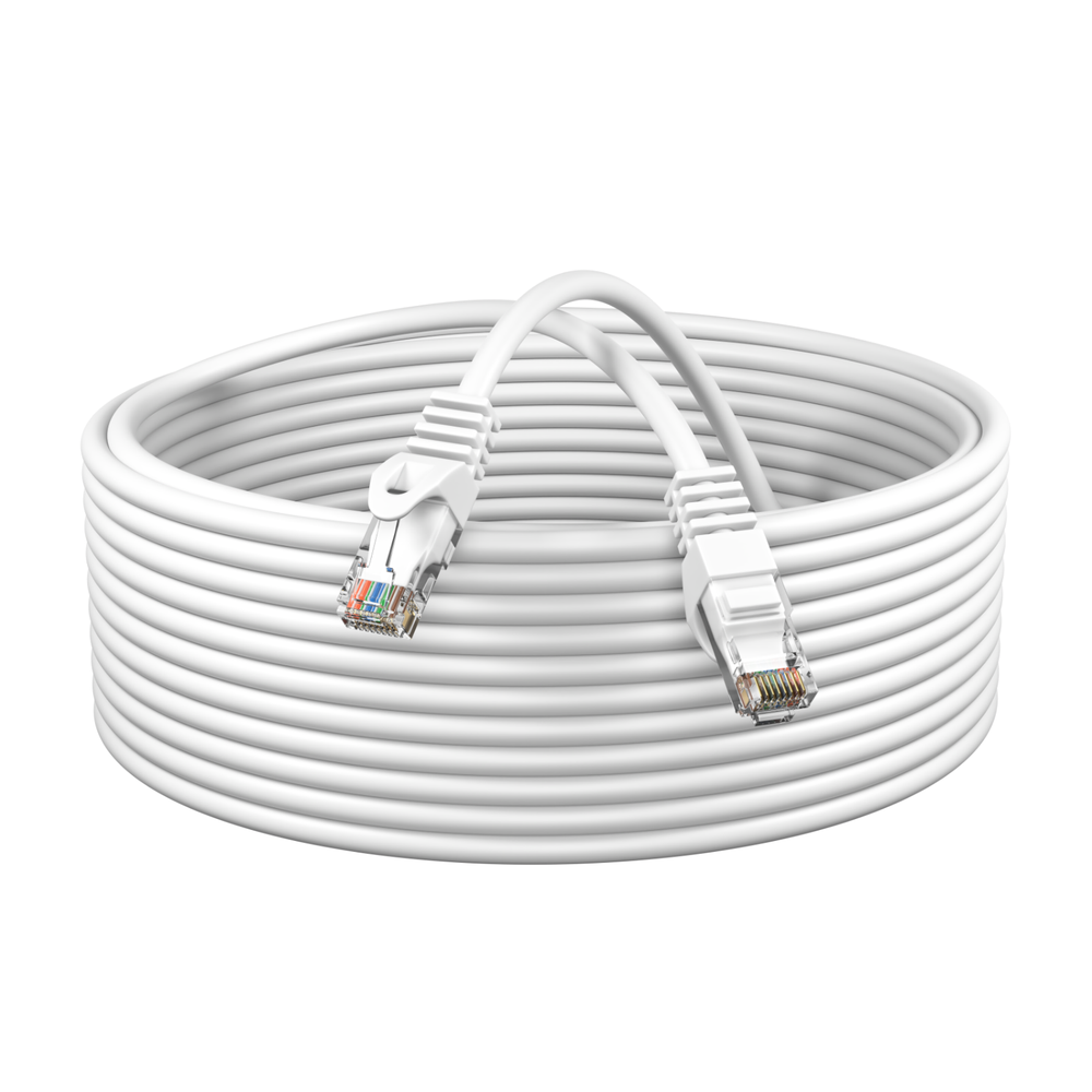 High-Speed White CAT6e/CAT6 Ethernet Cable 25FT-200FT Multipack Bundle