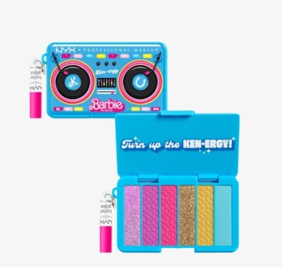 NYX Barbie Movie Shadow Palette Gloss Makeup KEN-ERGY Limited Edition NEW
