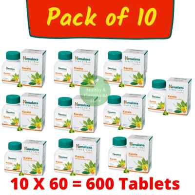 10 x Himalaya Karela 600 Tabs für metabolisches Wellness Ablaufdatum Mai 2028