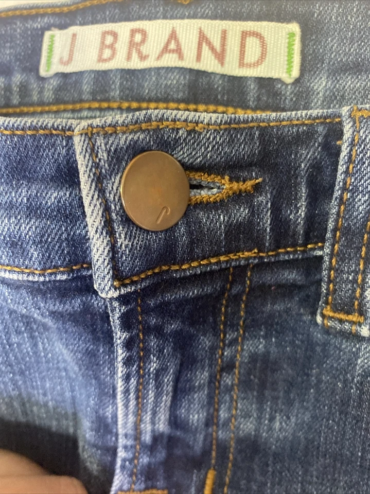 J Brand Aruba Jeans Women’s 25 Blue low rise Slim Bootcut USA style 3805 27x32 - Image 3 of 4