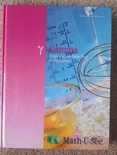 Math U See Gamma Instructional Manual - Hardc...