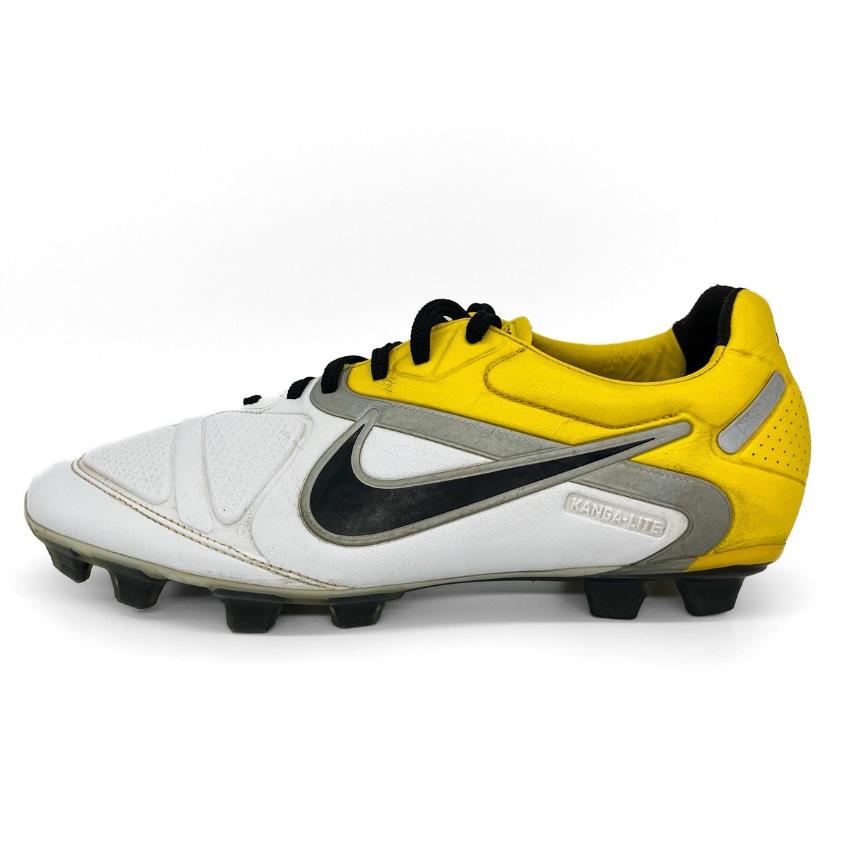 Nike CTR360 サッカーシューズ ホワイト/イエロー/ブラック Nike Soccer Shoes - Mens CTR360 Trequartista II FG - Firm
