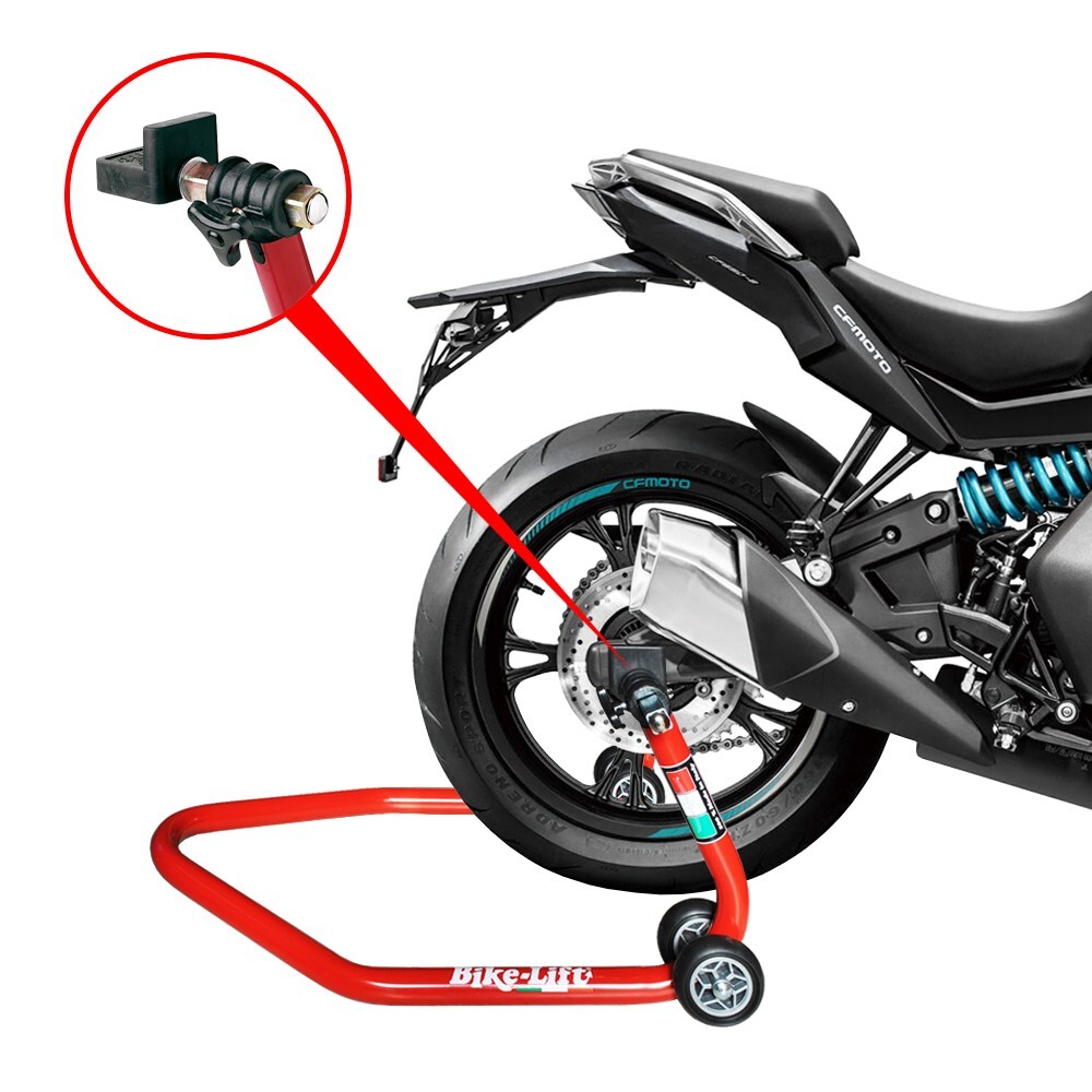 JFG RACING Cavalletto Laterale Moto,Supporto Ruota Posteriore Supporto Cavalletto Laterale Regolabile per Sur Ron Light Bee S/X X160/X260-Oro