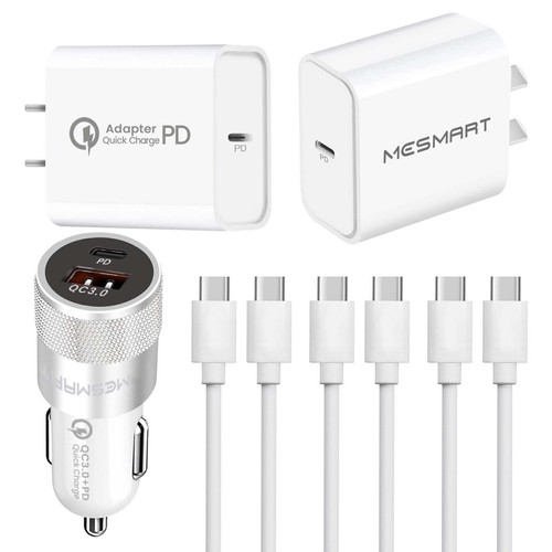 Fit Google Pixel 7 6 Pro 7a 6a 6 5 5a 4a 4 Fast PD Wall Car Type-C Charger Cable - Picture 47 of 49