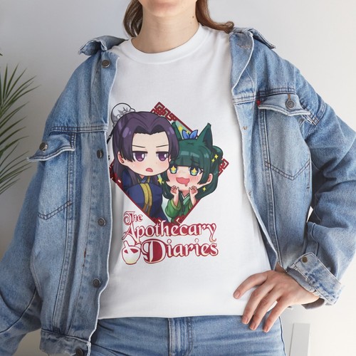 Anime Character Maomao and Jinshi Unisex Tee, The Apothecary Diaries Shirt, - Picture 10 of 11