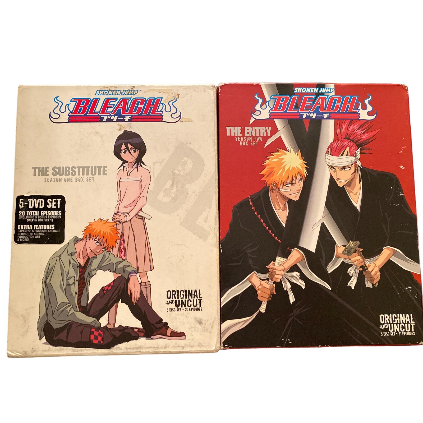 Shonen Jump Bleach The Substitute Season 1 and Season 2 (5 Disc DVD Set