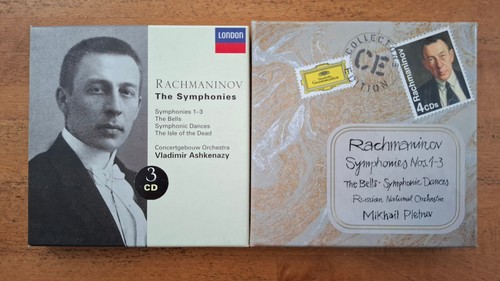 2set rachmaninov 455798/4779505 symphonies ashkenazy/pletnev nm