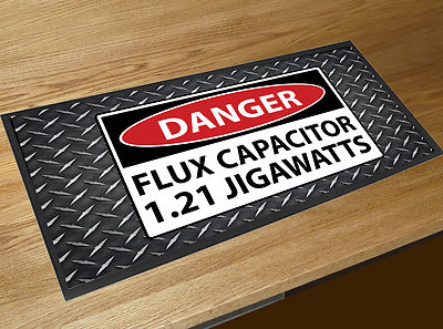 Back to the Future Danger Flux Kondensator 1,21 Jigawatt Stabläufer