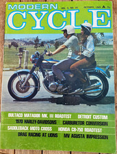 HONDA CB750 SANDCAST TEST  OCTOBER 1969 FEATURES YAMAHA AT1M BULTACO & MV AGUSTA