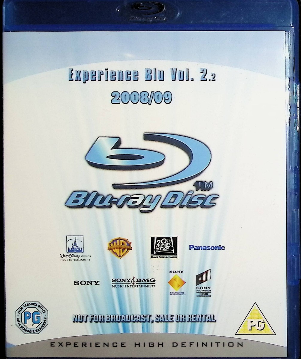 Experience Blu Vol 2.2 - 2008/09 Blu-Ray Demo Disc RARE