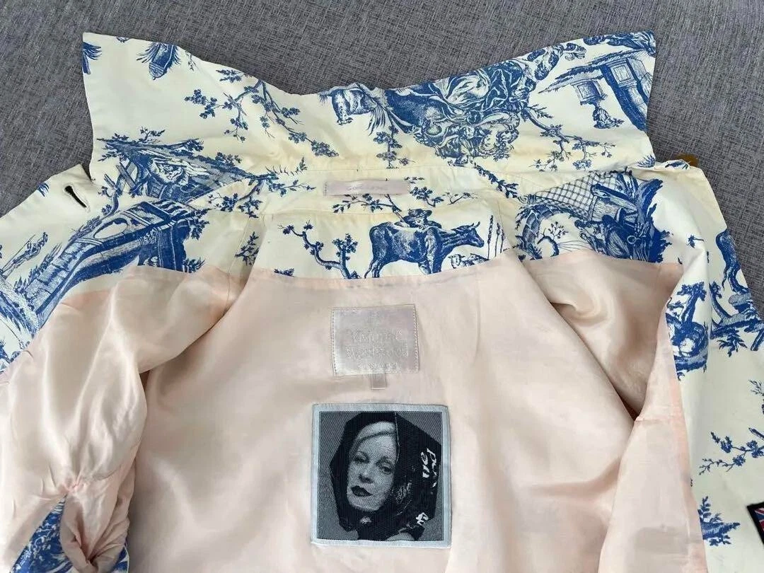 Vivienne Westwood Face Tag To Face Tag Toilette Jacket Women Size M Vintage Used