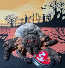 Ty Halloween Beanie ~Hairy The Spider~excellent condition