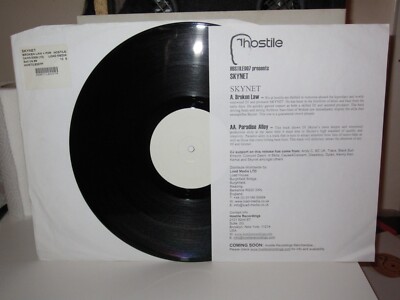Skynet   Broken Law / Paradise Alley 12'' Vinyl White Label NM