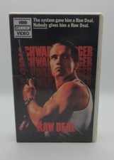 RAW DEAL BETAMAX TAPE BETA- Arnold Schwarzenegger- Tested