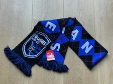 San Jose Earthquakes Scarf 1974 Soccer Quakes MLS Black Blue White Acrylic 62"