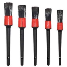 Detailing Brush Set -5 Different Sizes Premium Natural Boar Hair Mixed Fiber ...