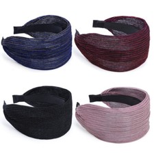Fashion Women Wide Headband Bright Lace Hairband Hair Hoop Accessories Head Wrap