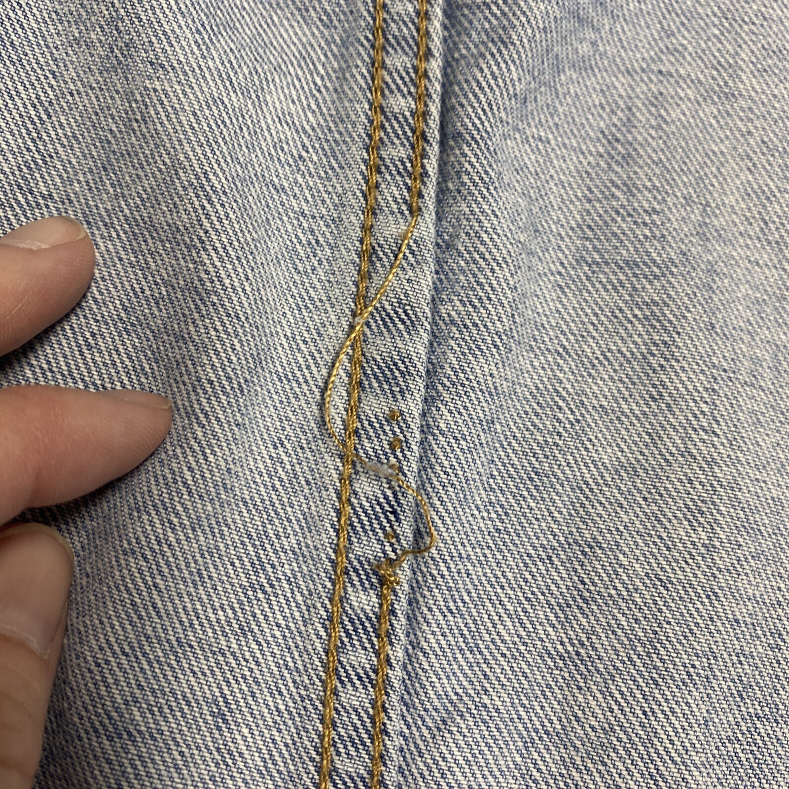 EVIDNT Los Angeles Distressed Patchwork Denim Jea… - image 10