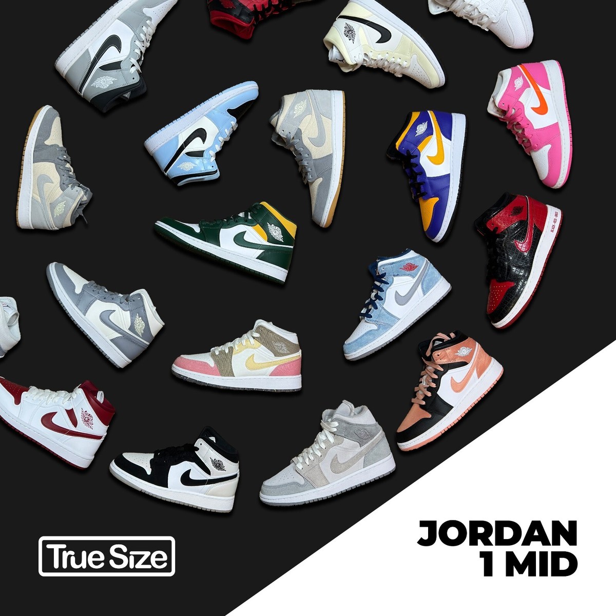 Nike Air Jordan Mid SE Lucky Green Sneaker Größe 46