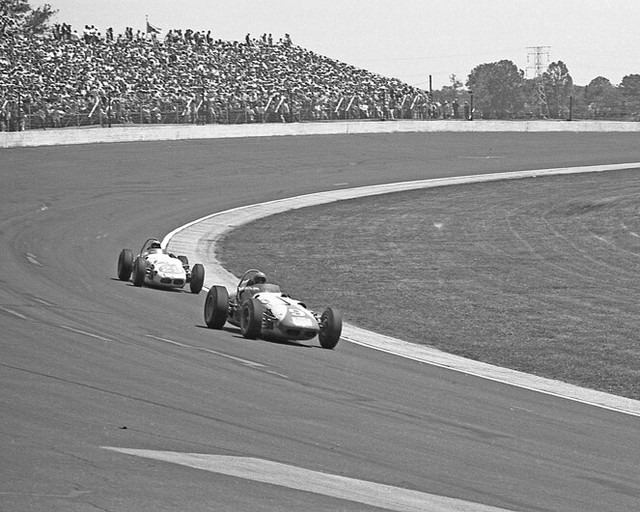1963 Indy Racecar Driver EDDIE SACHS Glossy 8x10 Photo Indianapolis 500