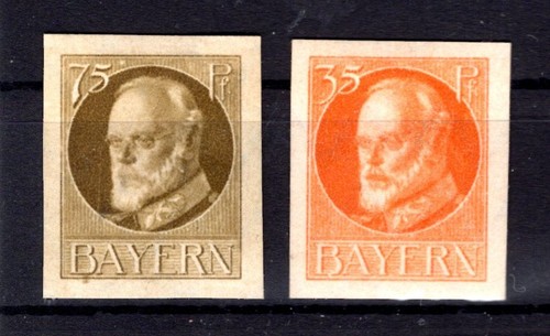 BAYERN EXECUTED 134BF+163BF No Overprint MH (y79995