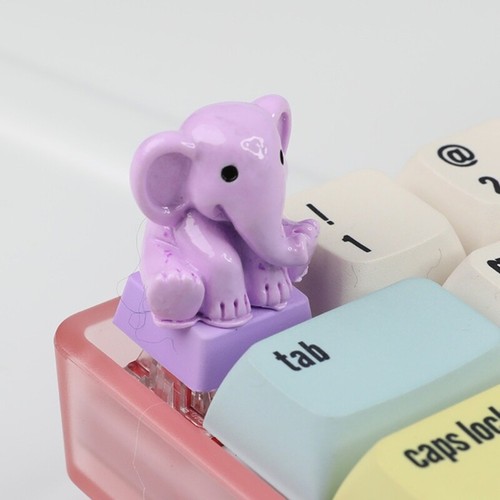 Lovely Cartoon Elephant Keycap 3D Designing Resin Keycap for Gaming Keyboards - Picture 4 of 16