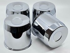 4 Steel Chrome 8 Lug Wheel Center Caps For 5.12 Trailer Rims Center Bore 4 Steel Chrome 8 Lug Wheel Center Caps For 5.12 Trailer Rims Center Bore