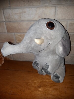 EL1/ Peluche doudou Elephant Gros Yeux The Protected World TBE - Main Image