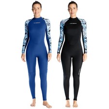 Women's Full Body Wetsuit Surf Suit UPF50 Ice-Sense Sunscreen Su KSXG