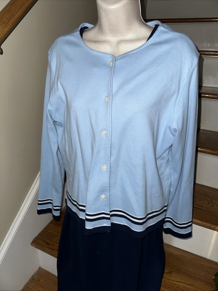 Maxi Vestido y Suéter Herman Spirit 2 Piezas Talla PM Petite M OFERTA 4 CARIDAD ❤️316 Foto 2 de 4