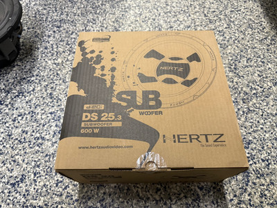 Hertz DS25.3 Dieci Series 600W 10'' 4 Ohm Car Audio SUB Subwoofer
