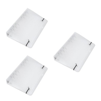 3 Sets Klarsichttüten Klein Transparente Aufbewahrungstasche Lose Blatt