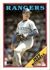 1988 Topps #114 Jeff Russell Baseball Card