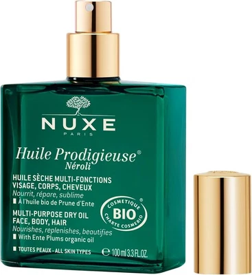 Nuxe Huile Prodigieuse Neroli Multi-Purpose Dry Oil Face, Body, Hair 100ml