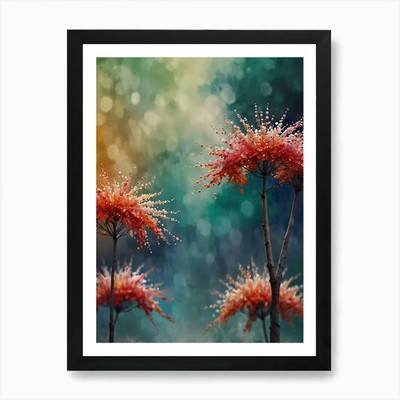 Bokeh Bokeh 1 Kunstdruck gerahmt Wandbild Poster Leinwanddruck Bild