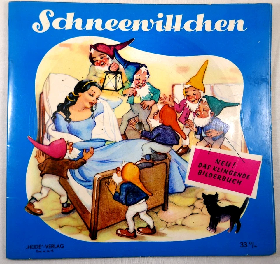 Das klingende Bilderbuch - Schneewittchen, Flexi-Disc, Heide-Verlag 1959, 33 U/m