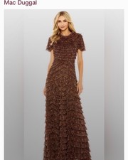 Mac Duggal Ruffled Formal Dress-brand new w/tags