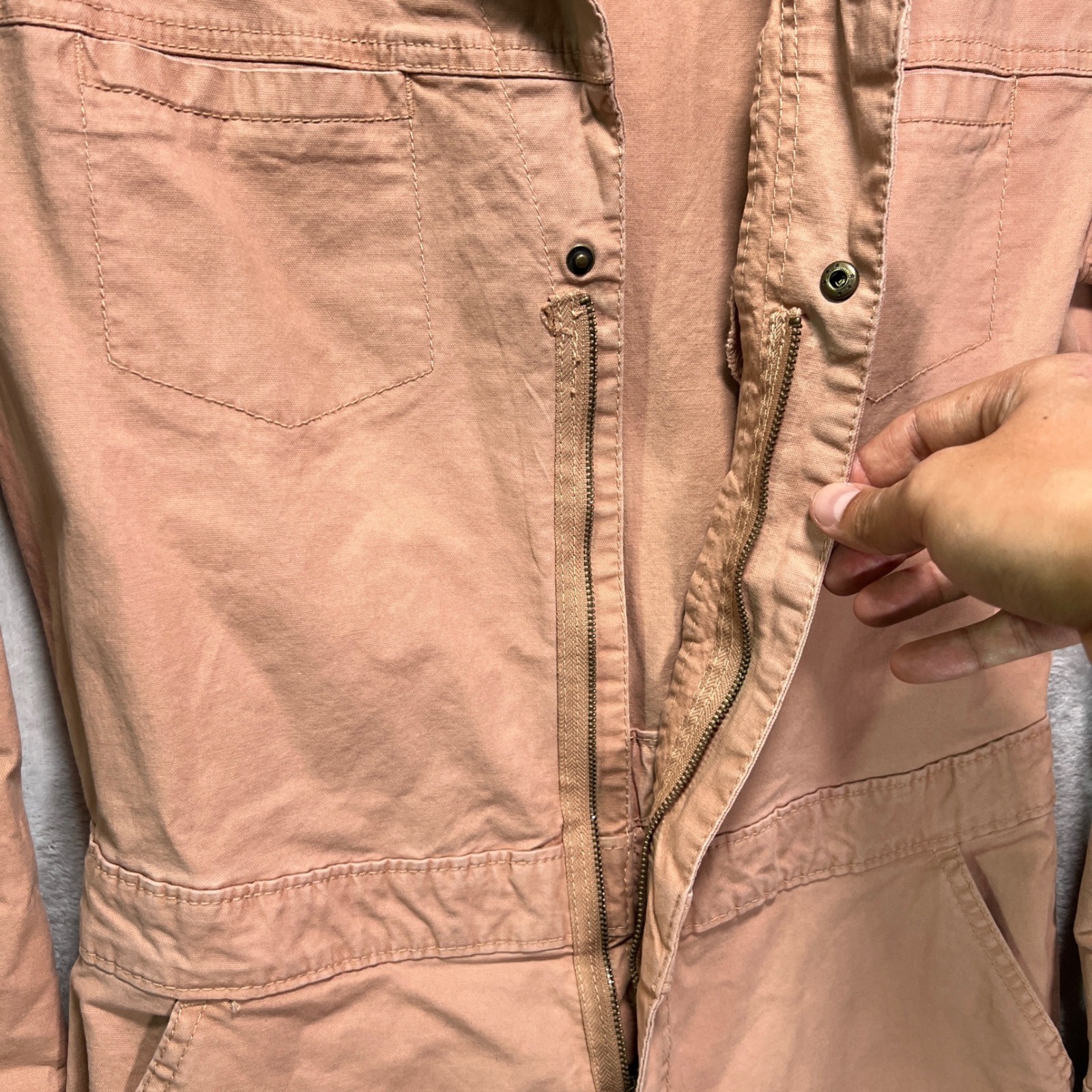 Universal Thread Jumpsuit Pink Utility Long Sleev… - image 6