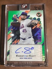 2025 Topps Pristine Autographs Christian Scott /150 Green Pristine Pulsar Sealed