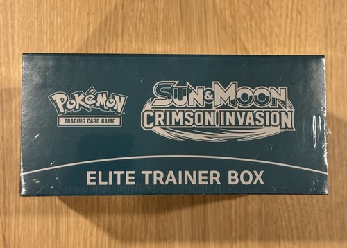 Pokemon Sun & Moon Crimson Invasion Elite Trainer Box New Sealed Factory ETB SM - Picture 3 of 7