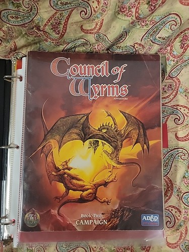 Advanced Dungeons & Dragons | Council of Wyrms  Boxed Set | Incomplete See Disc.