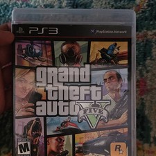 Grand Theft Auto V GTA V for Sony PlayStation 3 PS3, M Rated, Online Multiplayer