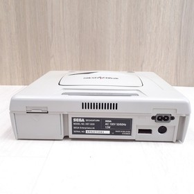 SEGA SATURN console in box Japan White with 3 games, controller & cables tested
