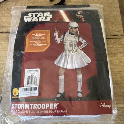 NEU Star Wars Kostüm Fasching Karneval Stormtrooper Mädchen 8-10jahre