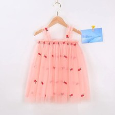 Girls Fashion Sling Embroidered Sweet Dress sz 3yrs