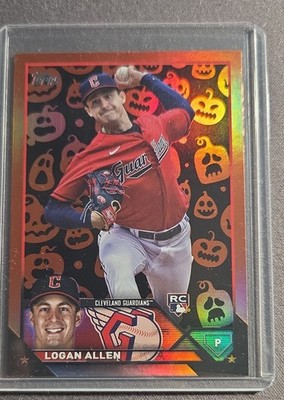 2023 Topps Update Series - Logan Allen #US233 Jack-O'-Lantern Foil (RC)